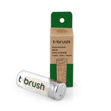 T-Brush Natural Mint Dental Floss: Vegan, Biodegradable, & Plastic-Free in Refillable Glass - Eco-Friendly, Sustainable Oral Care
