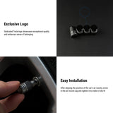 Valve Stem Caps 4 Pack Fit Suitable for Tesla 3/Y/S/X 2017-ON
