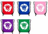 Versatile Drawstring Backpack - Durable 13.39" x 16.54" Polyester Gym Bag(sold individually)