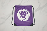 Versatile Drawstring Backpack - Durable 13.39" x 16.54" Polyester Gym Bag(sold individually)