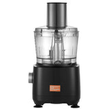 VEVOR Food Processor, 9-Cup Vegetable Chopper for Chopping, Slicing, Shredding, Puree, and Kneading, 600 Watts Stainless Steel Blade Professional Electric Food Chopper, Easy Assembly & Clean, Black