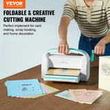 VEVOR Manual Die Cutting Embossing Machine 9" Opening For Art Craft Scrapbooking