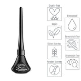 Pastel Waterproof Dipliner 01 Black: Long-Lasting, Smudge-Proof Black Matte Vegan Eyeliner for Effortless Eye Makeup
