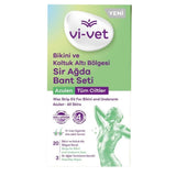 Vi-Vet Azulene Wax Strips for Underarm & Bikini 1 Pack