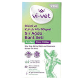 Vi-Vet Azulene Wax Strips for Underarm & Bikini 1 Pack
