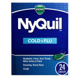 Vicks NyQuil Cold & Flu Relief LiquiCaps, 24 ct