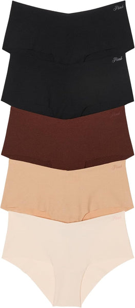 Victoria's Secret PINK No Show Lace Cheekster Panty Pack, Underwear for Women (XS-XXL)