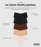 Victoria's Secret PINK No Show Lace Cheekster Panty Pack, Underwear for Women (XS-XXL)