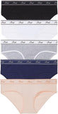 Victoria's Secret PINK Women's Cotton Logo Hipster Underwear, Moderate Coverage Panties for Women, Multi Pack (XS-XXL)