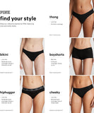 Victoria's Secret PINK Women's No Show Thong Underwear, Panties for Women, Multi Pack (XS-XXL)