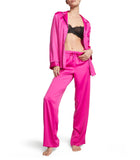 Victoria's Secret Satin Pajama Set, Long Sleeve Button Down Shirt & Pants, Sleepwear for Women (XS-XXL)
