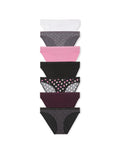 Victoria's Secret Women's Cotton Bikini Underwear, Moderate Coverage Panties for Women, Multi Pack (XS-XXL)