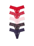 Victoria's Secret Women's Lace Thong Underwear, Panties for Women, Multi Pack (XS-XXL)