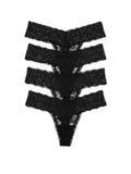 Victoria's Secret Women's Lace Thong Underwear, Panties for Women, Multi Pack (XS-XXL)