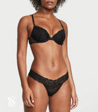 Victoria's Secret Women's Lace Thong Underwear, Panties for Women, Multi Pack (XS-XXL)