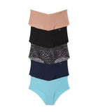 Victoria's Secret Women's No Show Cheeky Underwear, Minimal Coverage Panties for Women, Multi Pack (XS-XXL)