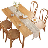 Vintage Farmhouse Style Crochet Lace Tablecloth