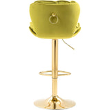 Vintage Swivel Velvet Bar Stools