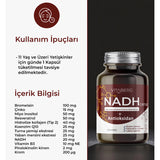 Vitaberg NADH Antioxidant+ Support with CoQ10 & Resveratrol, 30 Capsules