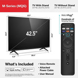 VIZIO 43-Inch M-Series 4K UHD Quantum LED HDR Smart TV (Refurbished)