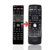 Anderic Substitute For Vizio XRT510 RF Blutooth TV Remote Control - Amazon, Netflix, Mgo - 90.75Q11.001 [RRXRT303]