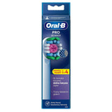 Oral-B 3D White Replacement Brush Heads with X-Filaments 4-Pack
