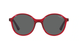Vogue 2018 306687 Transparent Red Acetate Sunglasses