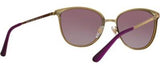 Vogue 4002-S Copper Purple Metal Square Sunglasses 55mm