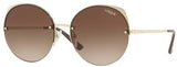 Vogue 4081-S 848/13 Yellow Metal Gradient Sunglasses