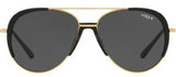 Vogue 4097 S 280/87 Yellow Metal Sunglasses 58mm