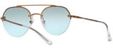 Vogue 4113-S Copper Metal Sunglasses with Mirror Lenses