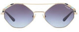 Vogue 4134-S 848/4Q Yellow Metal Sunglasses 53mm
