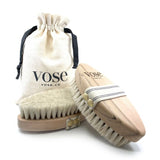 Vose Vanilla Natural Horse Hair Body Brush
