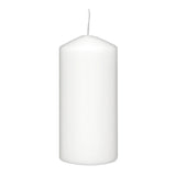 Rubin Licht White Cylinder Candle for Home Decor 150x75mm
