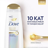 Dove Bond Intense Repair Shampoo - Advanced Hair Repair for Damaged & Chemically Treated Hair, Peptide Complex, 13.53 fl oz