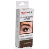 New Well Eyebrow & Eyelash Dye for Natural Definition Light Brown