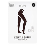 Eklips Plum Pantyhose Soft Stretch Opaque Tights Size S