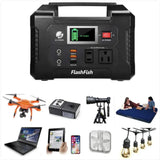 200W Portable Outdoor Power Bank with 220V Emergency Backup