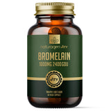 Naturagen Bromelain 1000mg - 2400 GDU, Natural Decongestant & Vegan Digestive Enzymes, Nasal Congestion & Gut Health Support, 60 Capsules
