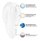Cream Co. Hyaluronic Acid Glow Jelly Cleanser - Gentle, Moisturizing, Vegan Skincare for Sensitive Skin