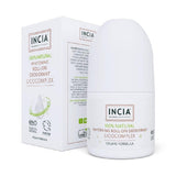 Incia Natural Whitening Roll On Deodorant 50 Ml - Non-Antiperspirant, Natural Mineral Salt, Licorice Root Extract