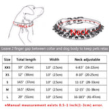 Spiked Studded Leather Dog Collar Rivets Pet Small Large Cat Pit Bull Adjustable