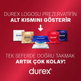 Durex Slim Fit Condoms - Lubricated, Safe Sex Products for Enhanced Sensitivity - 16 Count
