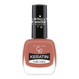 Golden Rose Keratin Nail Polish in Shade 208 for Glossy Nails