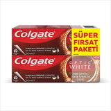 Colgate Optic White Teeth Whitening Toothpaste Duo 2x50ml