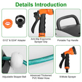 Wall Mounted Automatic Retractable Garden Hose Reel