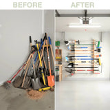 Wall-Mounted Garden Tool Rack - Garage