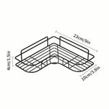 Wall-Mounted Storage For Toilet, Bathroom Shampoo Lotion Cosmetic Storage Rack