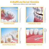 Water Flosser Cordless Dental Oral Irrigator Waterproof Teeth Cleaner