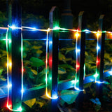 Waterproof 75.5 Ft. 200 LED Colorful Rope String Fairy Lights